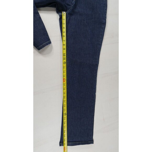Tommy Hilfiger Blue Denim Jeans Trousers Straight Leg Womens Size 14 - Picture 9 of 10